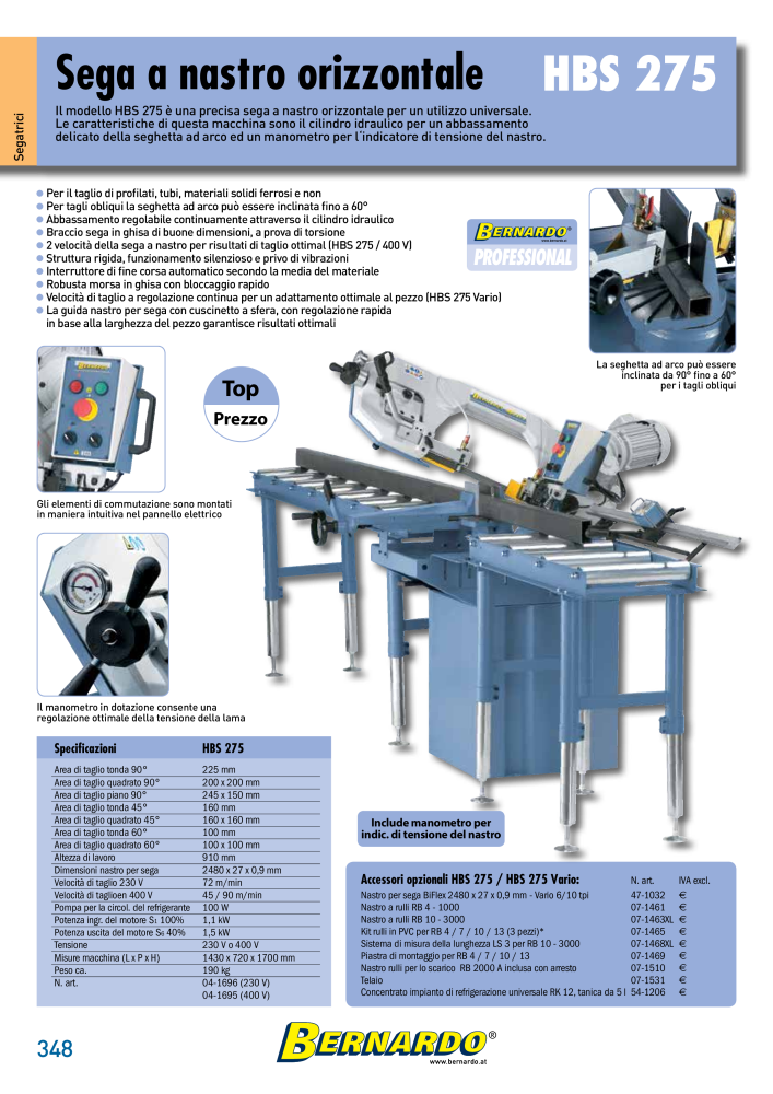 Bernardo Catalogo Generale Metallo NR.: 2587 - Pagina 350