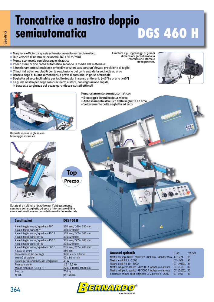 Bernardo Catalogo Generale Metallo NR.: 2587 - Pagina 366