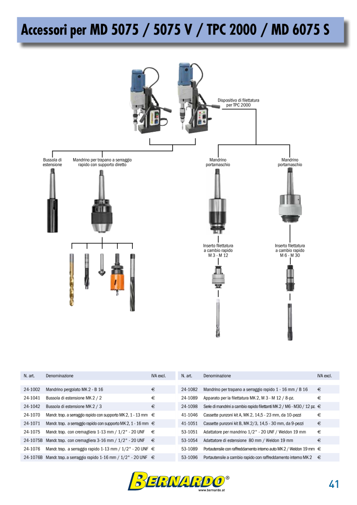 Bernardo Catalogo Generale Metallo NR.: 2587 - Pagina 43