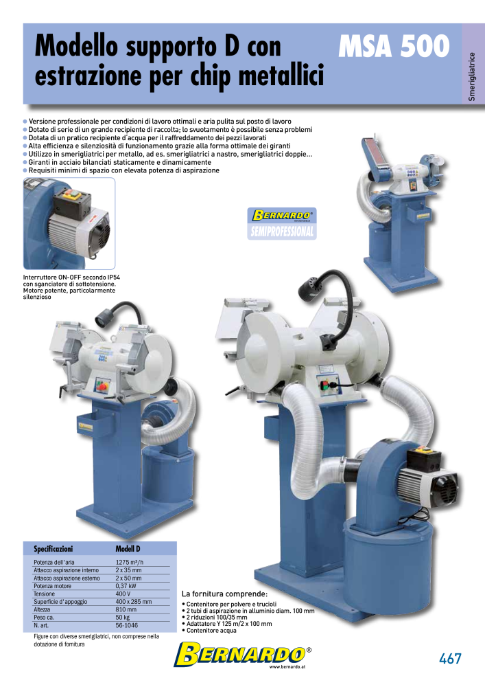 Bernardo Catalogo Generale Metallo NO.: 2587 - Page 469