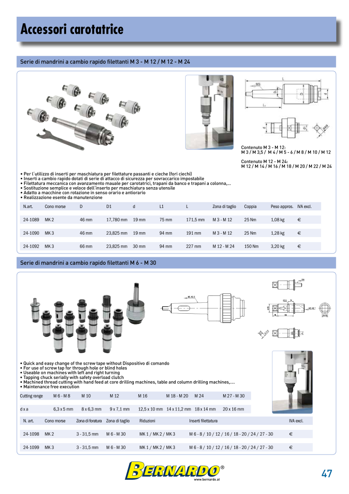 Bernardo Catalogo Generale Metallo NO.: 2587 - Page 49