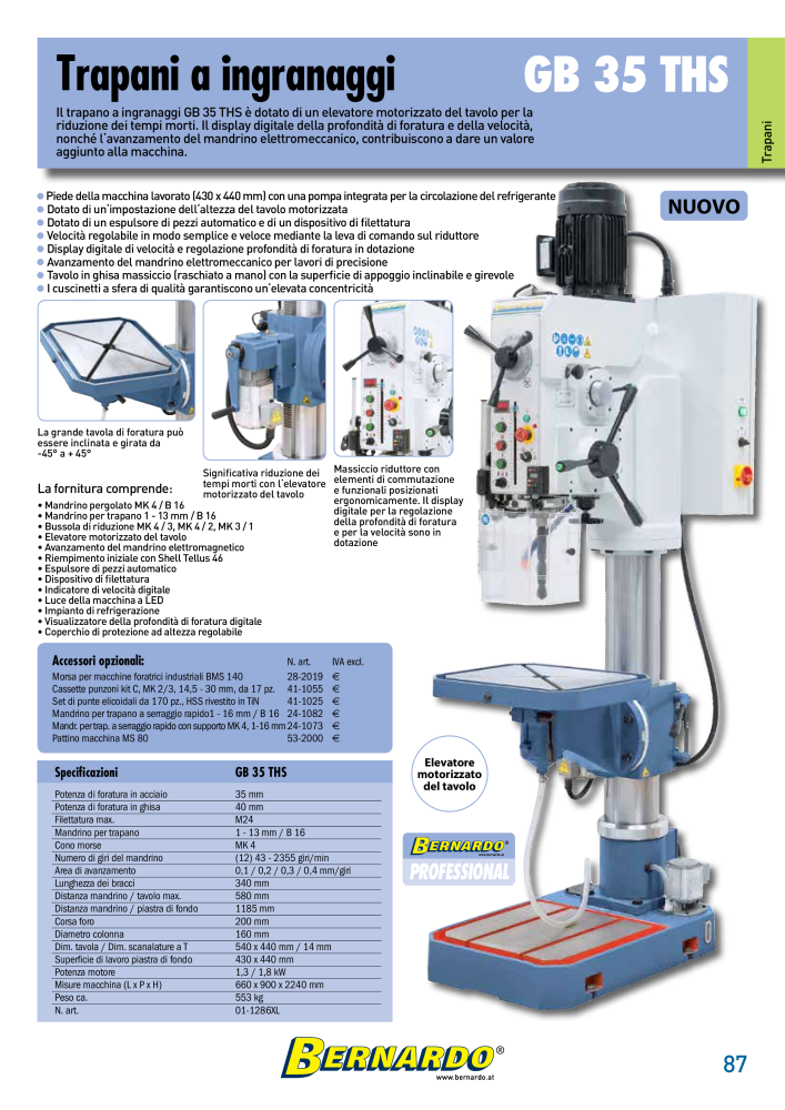 Bernardo Catalogo Generale Metallo NO.: 2587 - Page 89