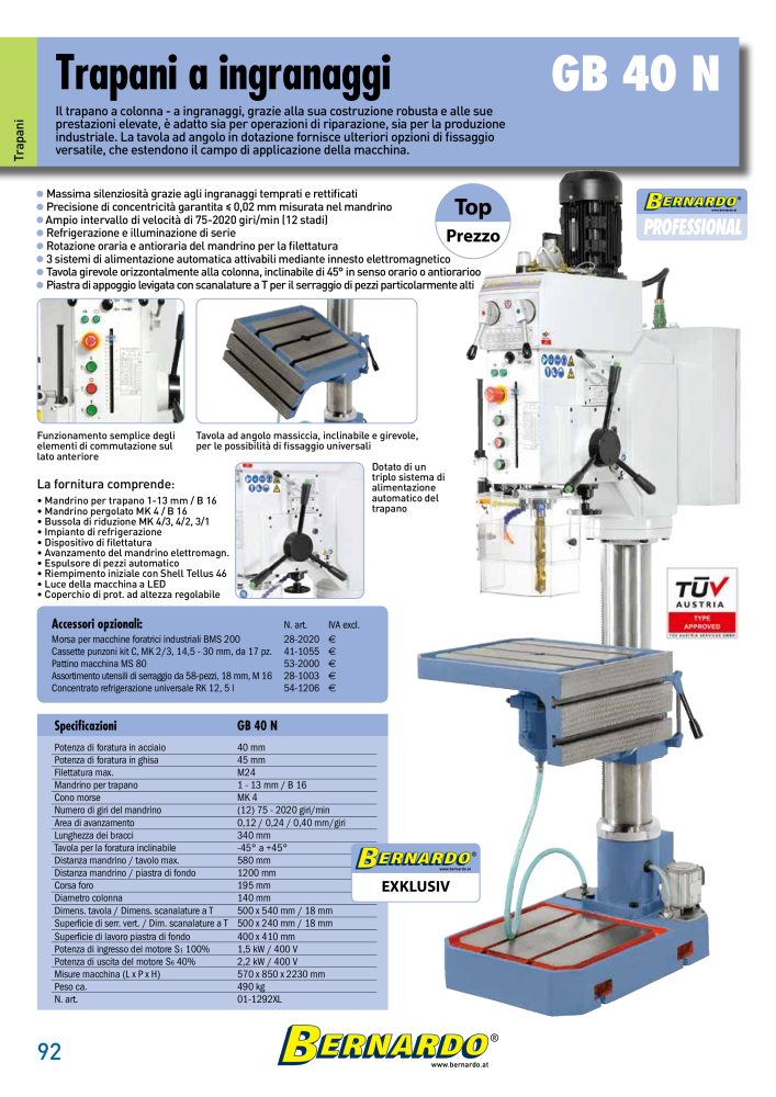 Bernardo Catalogo Generale Metallo n.: 2587 - Pagina 94