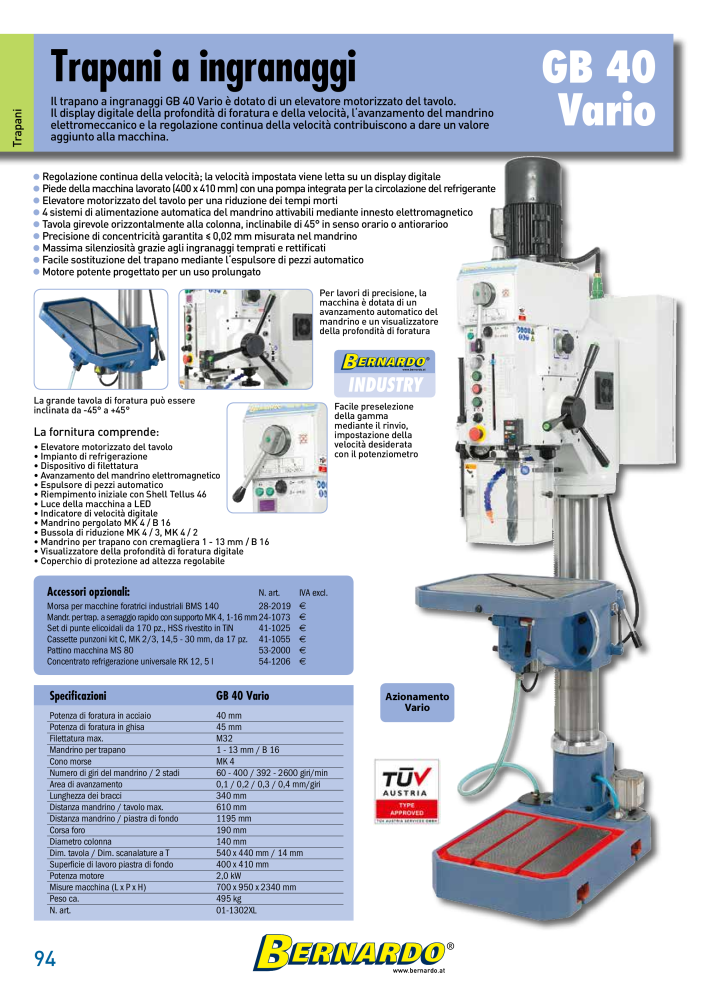 Bernardo Catalogo Generale Metallo NR.: 2587 - Pagina 96