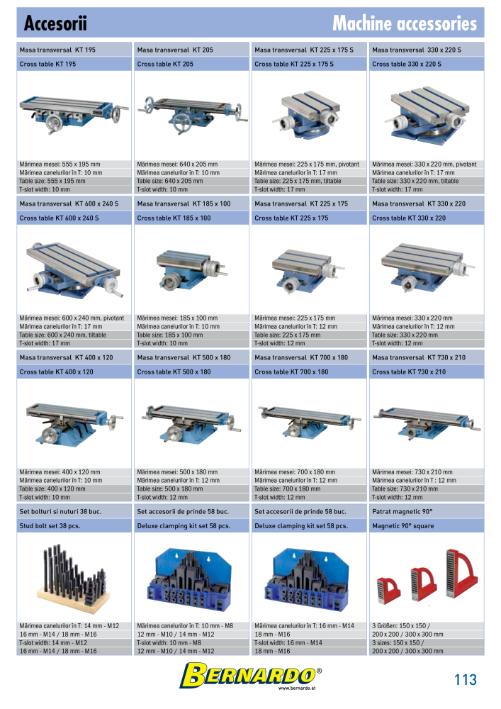 Catalogul general Bernardo metal NO.: 2589 - Page 115