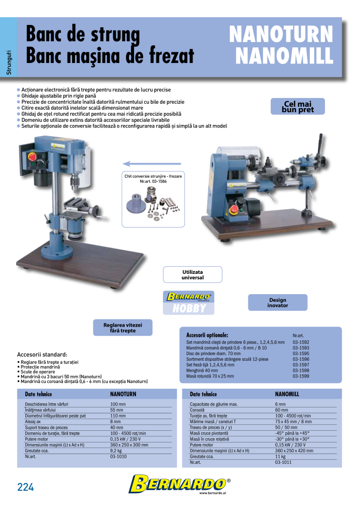 Catalogul general Bernardo metal NR.: 2589 - Strona 226