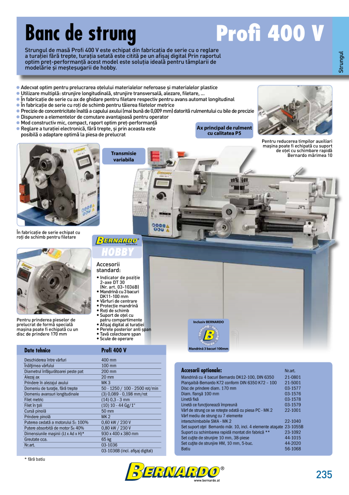 Catalogul general Bernardo metal n.: 2589 - Pagina 237