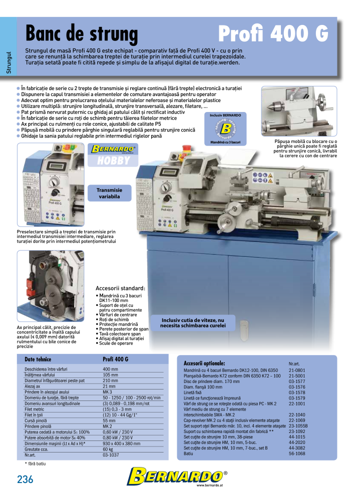 Catalogul general Bernardo metal Nb. : 2589 - Page 238