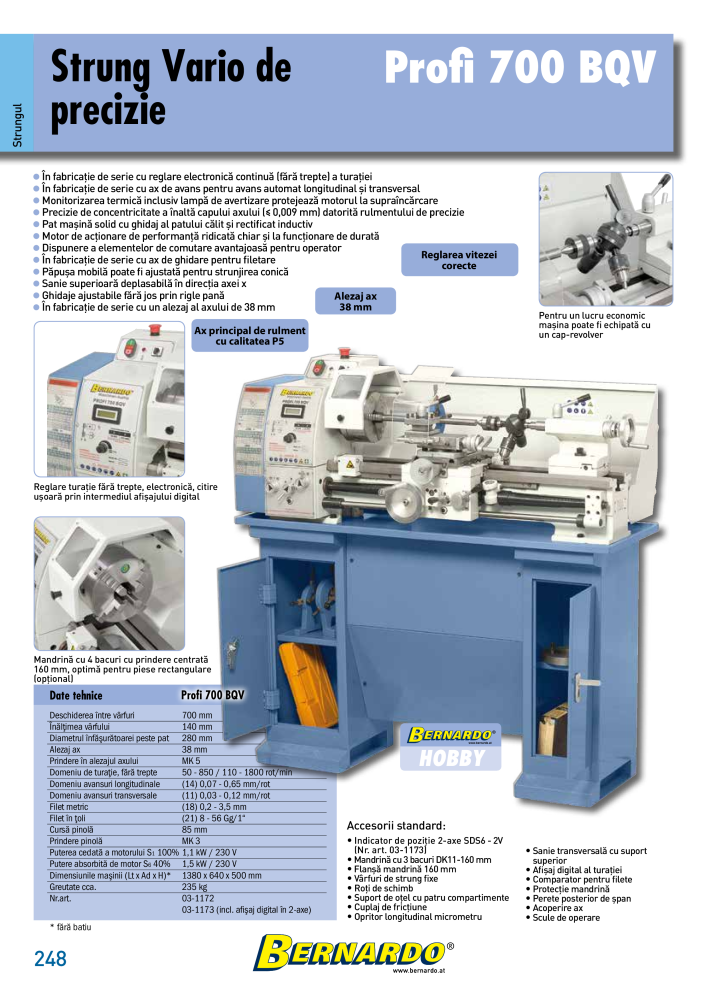 Catalogul general Bernardo metal NR.: 2589 - Strona 250