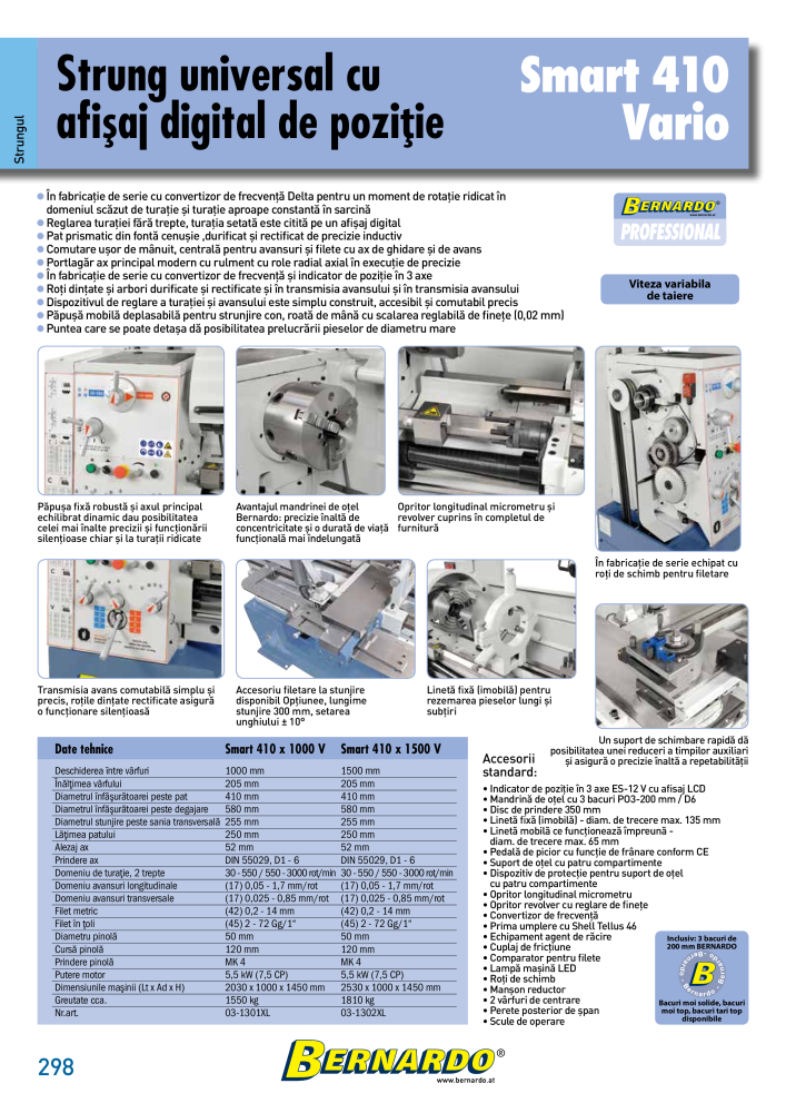 Catalogul general Bernardo metal NO.: 2589 - Page 300