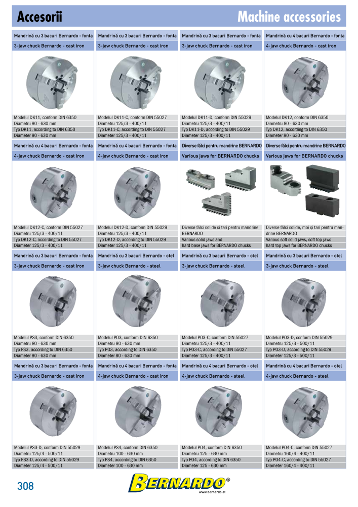 Catalogul general Bernardo metal NR.: 2589 - Strona 310