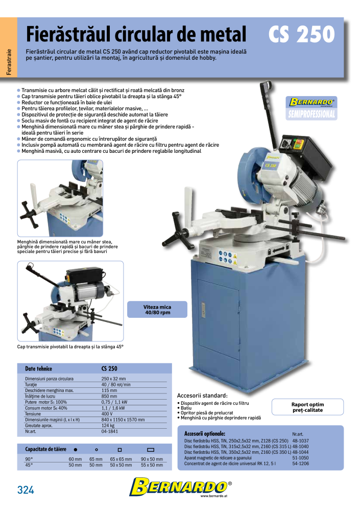 Catalogul general Bernardo metal NR.: 2589 - Pagina 326