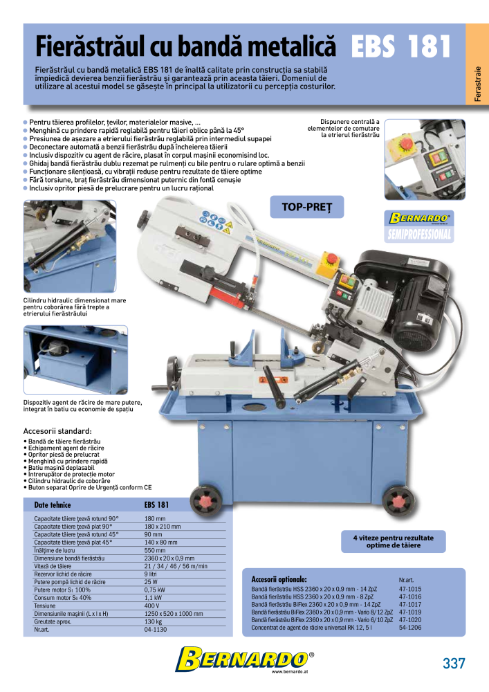 Catalogul general Bernardo metal NR.: 2589 - Pagina 339