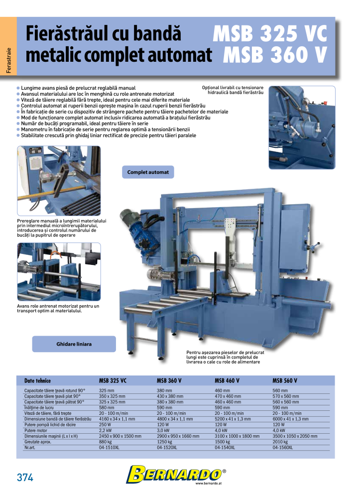 Catalogul general Bernardo metal NR.: 2589 - Seite 376