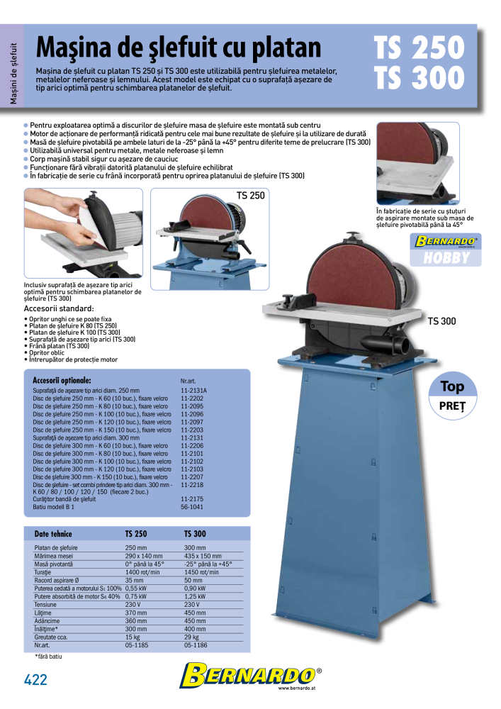 Catalogul general Bernardo metal NR.: 2589 - Pagina 424