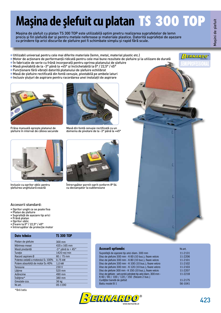 Catalogul general Bernardo metal NR.: 2589 - Strona 425