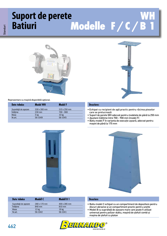 Catalogul general Bernardo metal NR.: 2589 - Seite 464