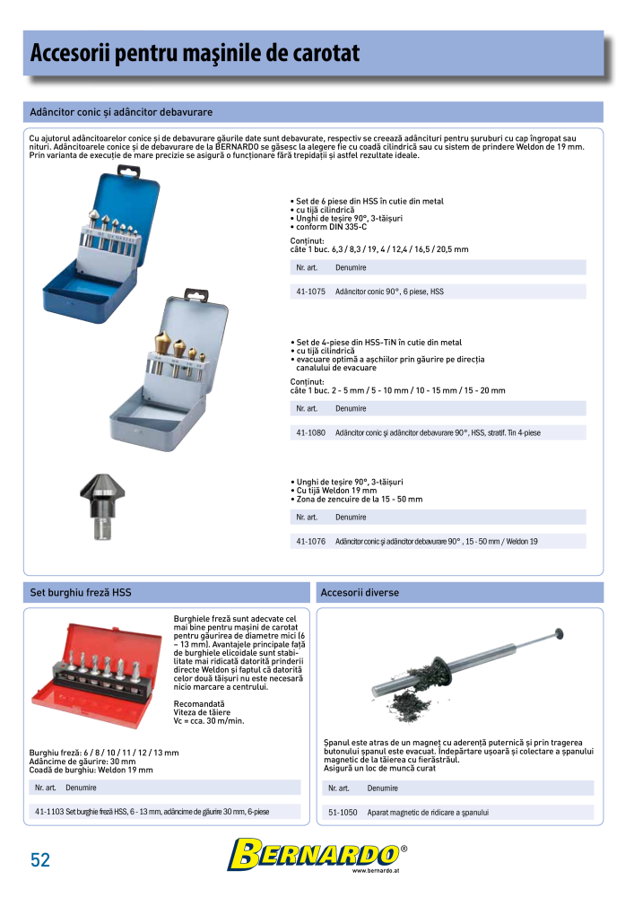 Catalogul general Bernardo metal NR.: 2589 - Strona 54