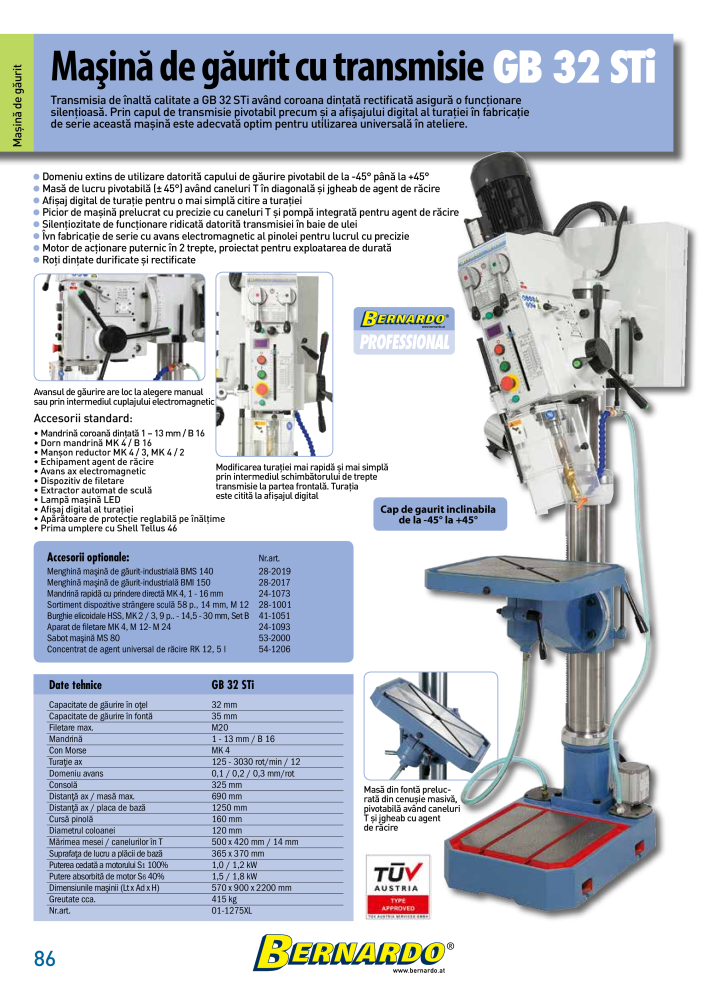 Catalogul general Bernardo metal NO.: 2589 - Page 88