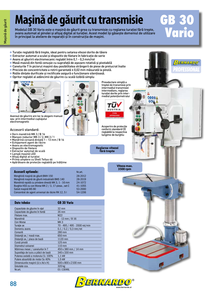 Catalogul general Bernardo metal NO.: 2589 - Page 90