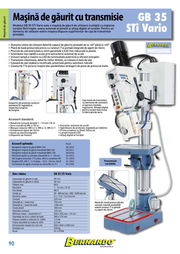 Catalogul general Bernardo metal Č. 2589 - Strana 92