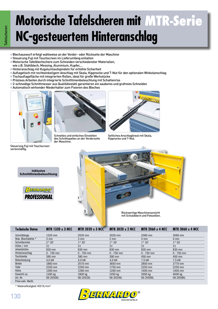 Bernardo Gesamtkatalog Blechbearbeitung NR.: 2592 - Seite 132