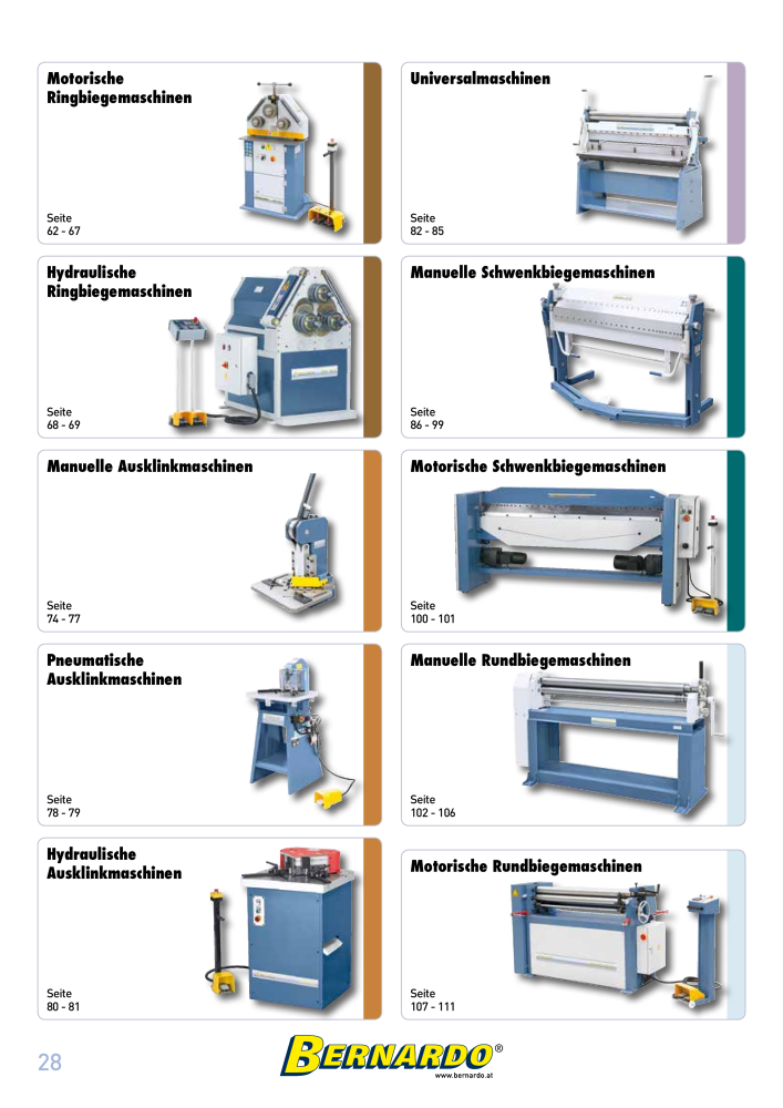 Bernardo Gesamtkatalog Blechbearbeitung NR.: 2592 - Seite 30