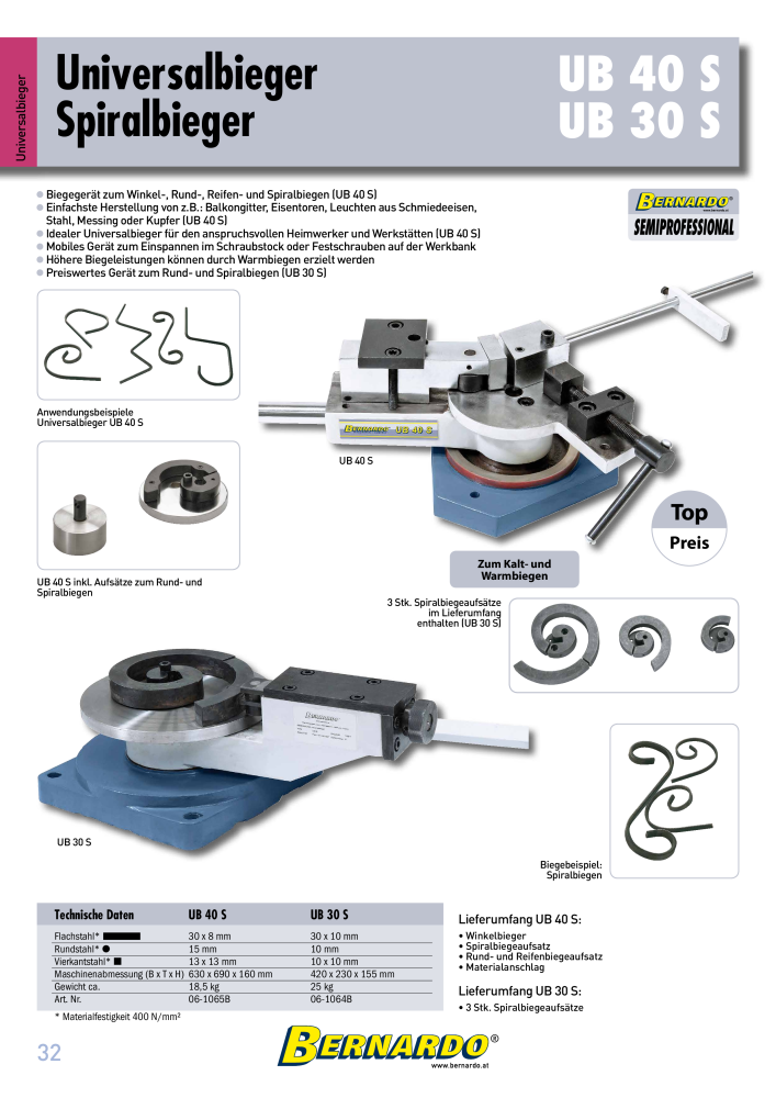 Bernardo Gesamtkatalog Blechbearbeitung NR.: 2592 - Seite 34