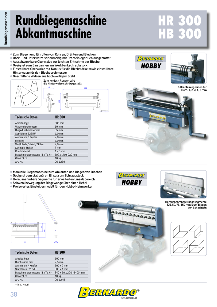 Bernardo Gesamtkatalog Blechbearbeitung NR.: 2592 - Seite 40