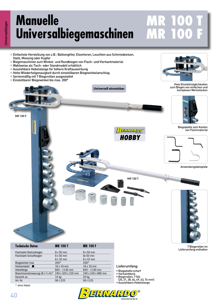 Bernardo Gesamtkatalog Blechbearbeitung NR.: 2592 - Seite 42