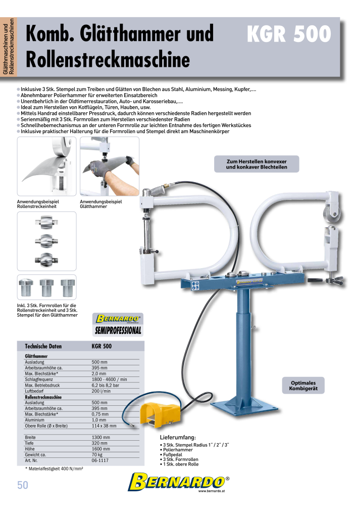 Bernardo Gesamtkatalog Blechbearbeitung NR.: 2592 - Seite 52