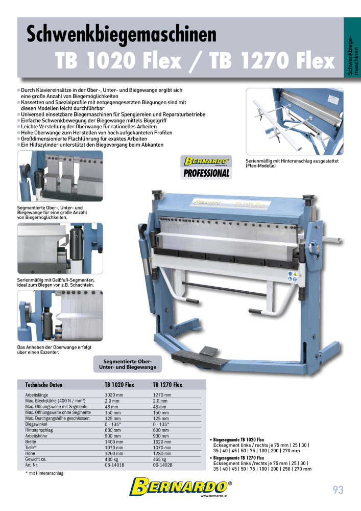 Bernardo Gesamtkatalog Blechbearbeitung NR.: 2592 - Seite 95