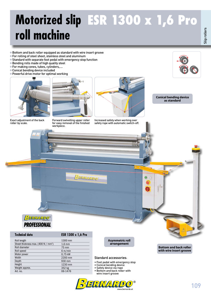 Bernardo general catalog sheet metal working NR.: 2594 - Seite 111