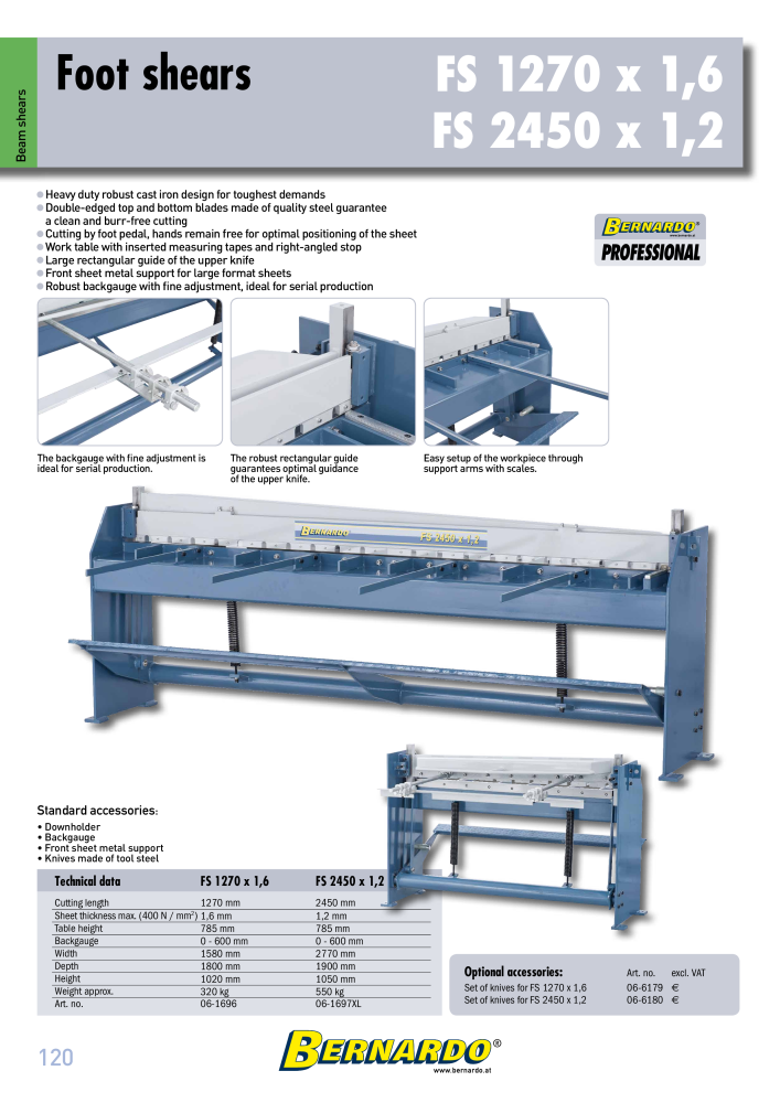 Bernardo general catalog sheet metal working NR.: 2594 - Seite 122