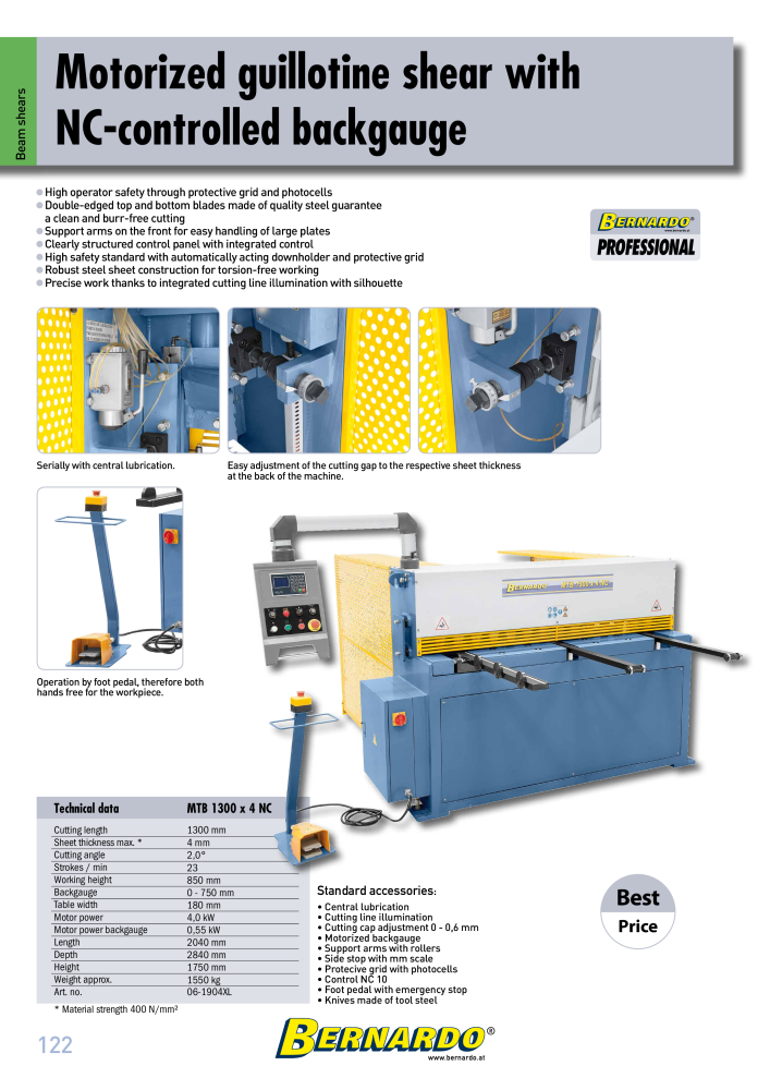 Bernardo general catalog sheet metal working NO.: 2594 - Page 124