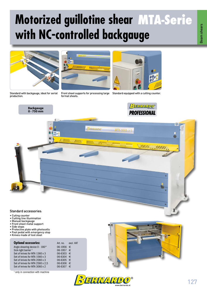 Bernardo general catalog sheet metal working NR.: 2594 - Seite 129