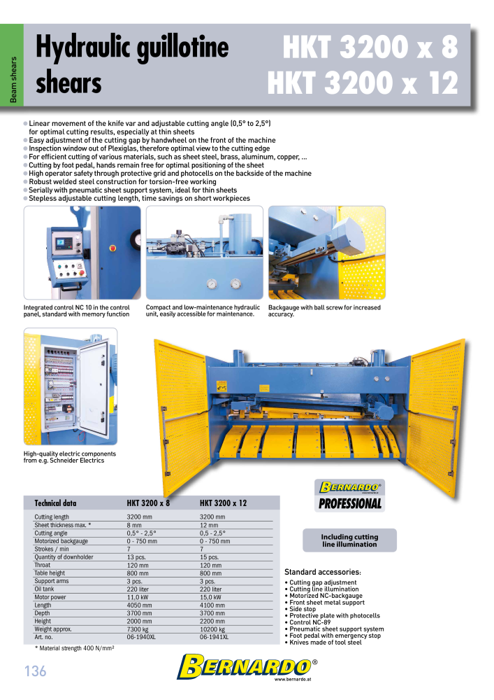 Bernardo general catalog sheet metal working Č. 2594 - Strana 138