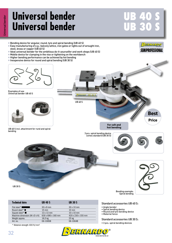 Bernardo general catalog sheet metal working NEJ.: 2594 - Sida 34