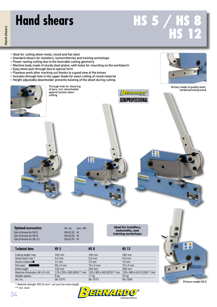 Bernardo general catalog sheet metal working NO.: 2594 - Page 36