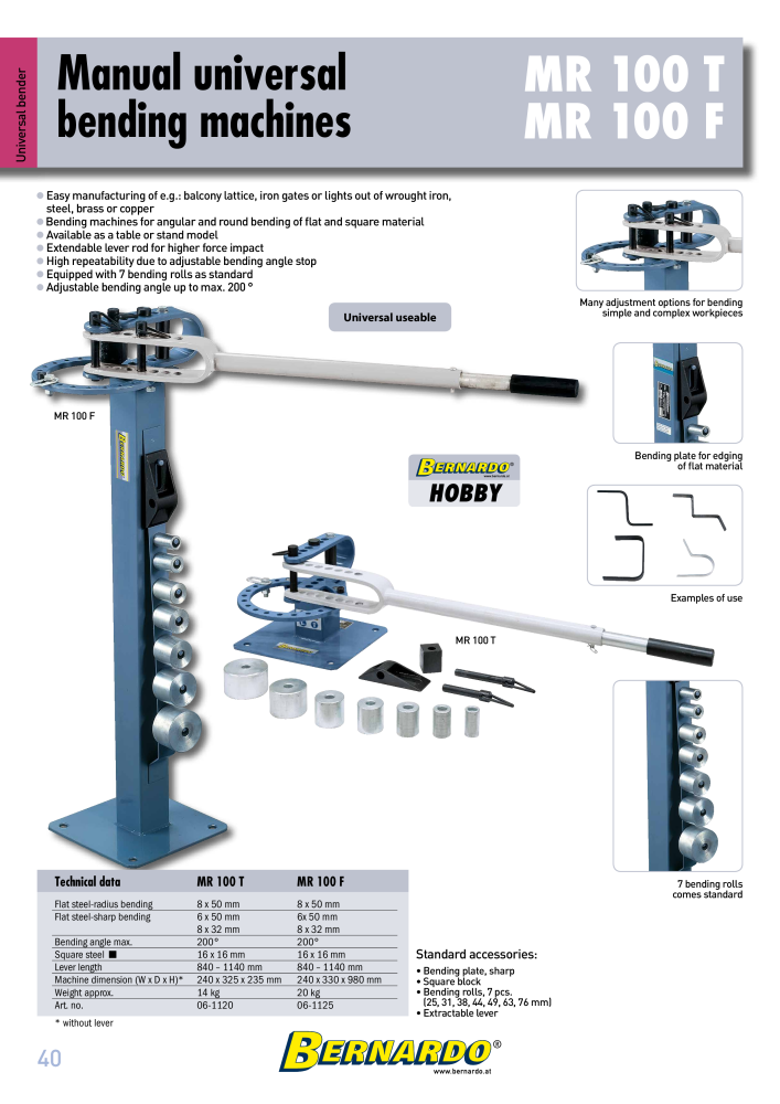 Bernardo general catalog sheet metal working NR.: 2594 - Seite 42