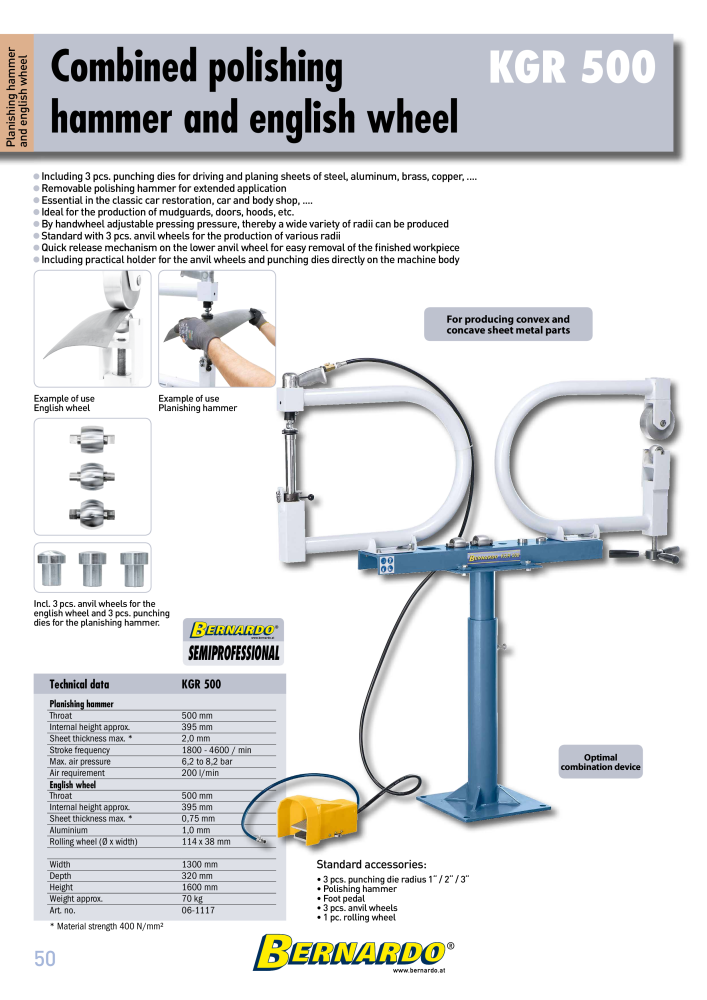 Bernardo general catalog sheet metal working NO.: 2594 - Page 52