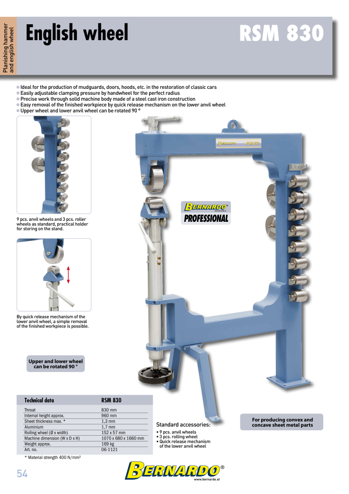 Bernardo general catalog sheet metal working NR.: 2594 - Seite 56