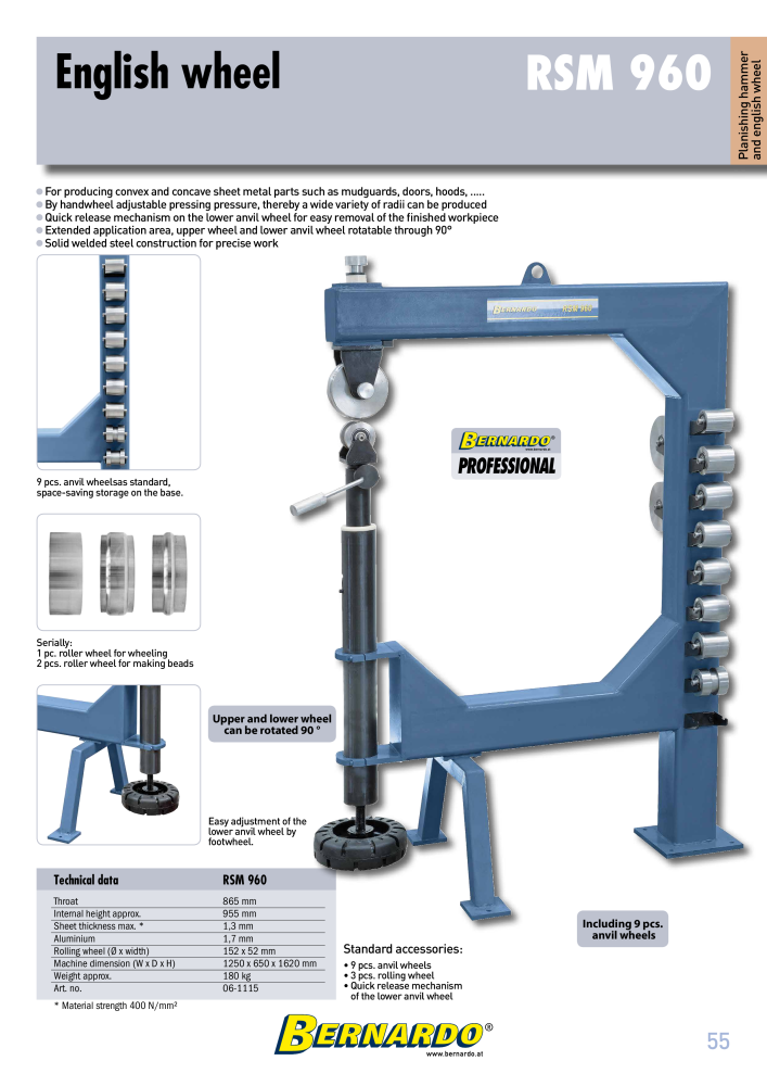 Bernardo general catalog sheet metal working NEJ.: 2594 - Sida 57