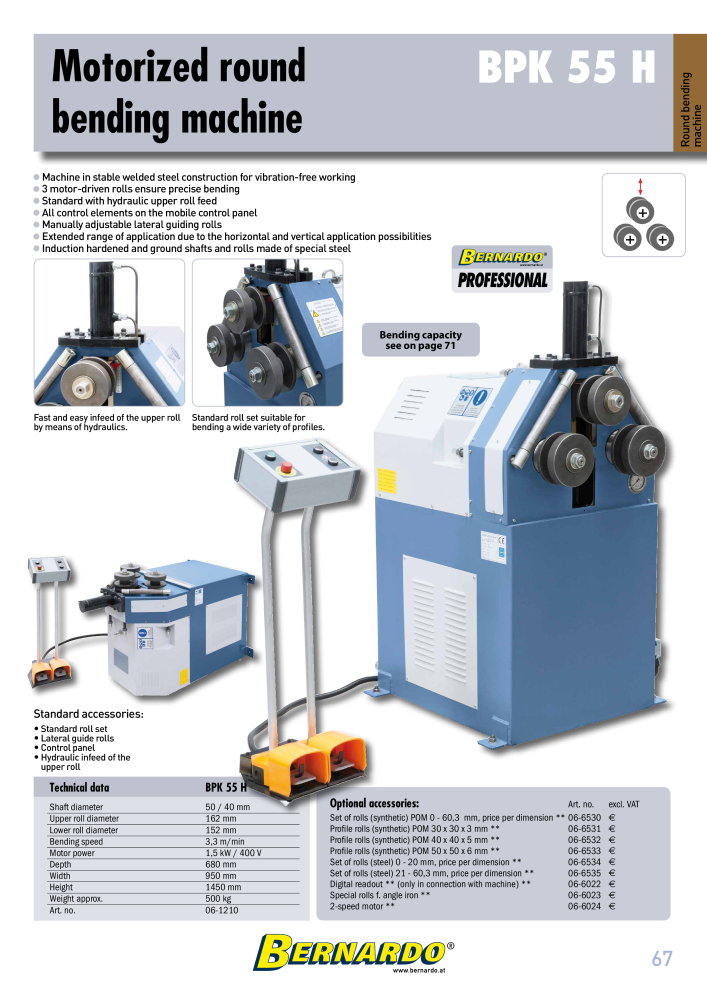 Bernardo general catalog sheet metal working NO.: 2594 - Page 69
