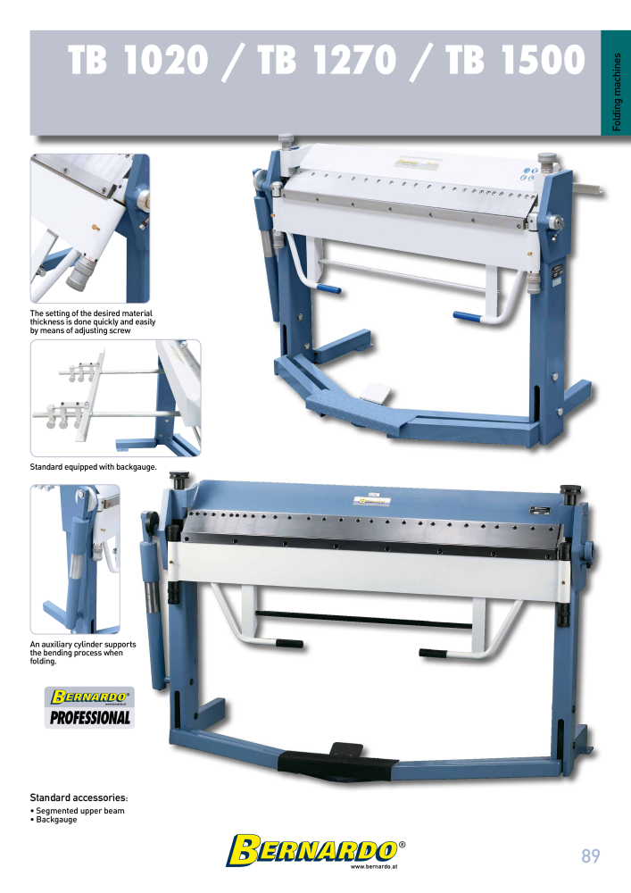 Bernardo general catalog sheet metal working Nb. : 2594 - Page 91