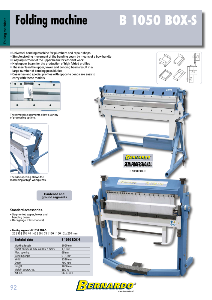 Bernardo general catalog sheet metal working NO.: 2594 - Page 94