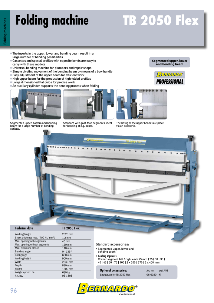 Bernardo general catalog sheet metal working NO.: 2594 - Page 98
