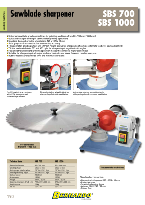 Bernardo Drechselmaschine KDM 1100 / 400 V mit Kopiereinrichtung 10-1095