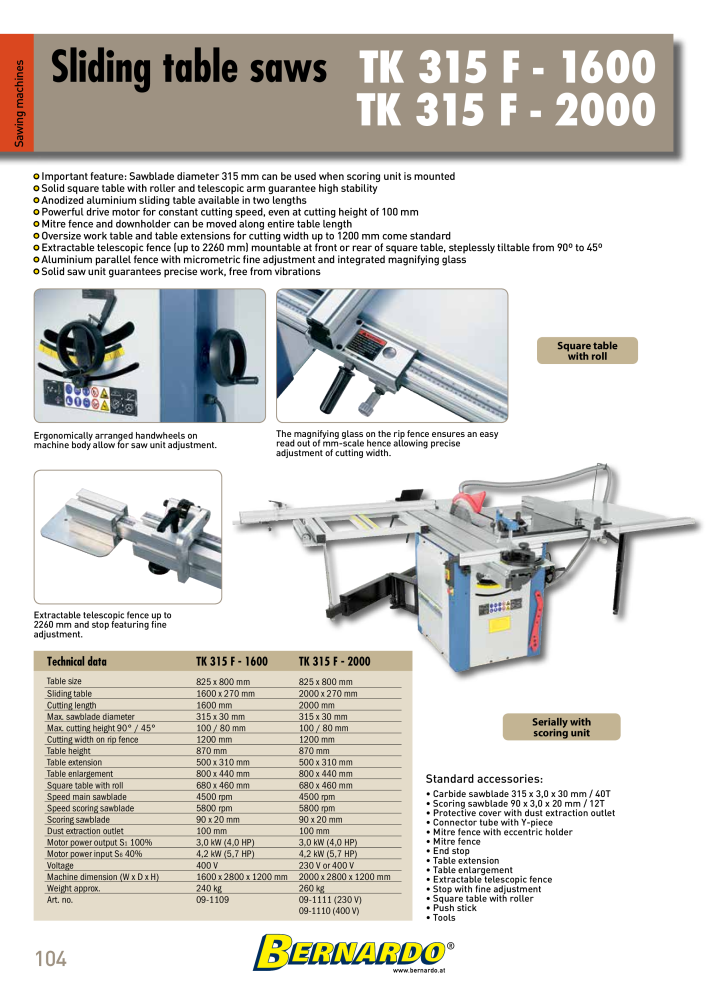 Bernardo general catalog wood NR.: 2596 - Side 106