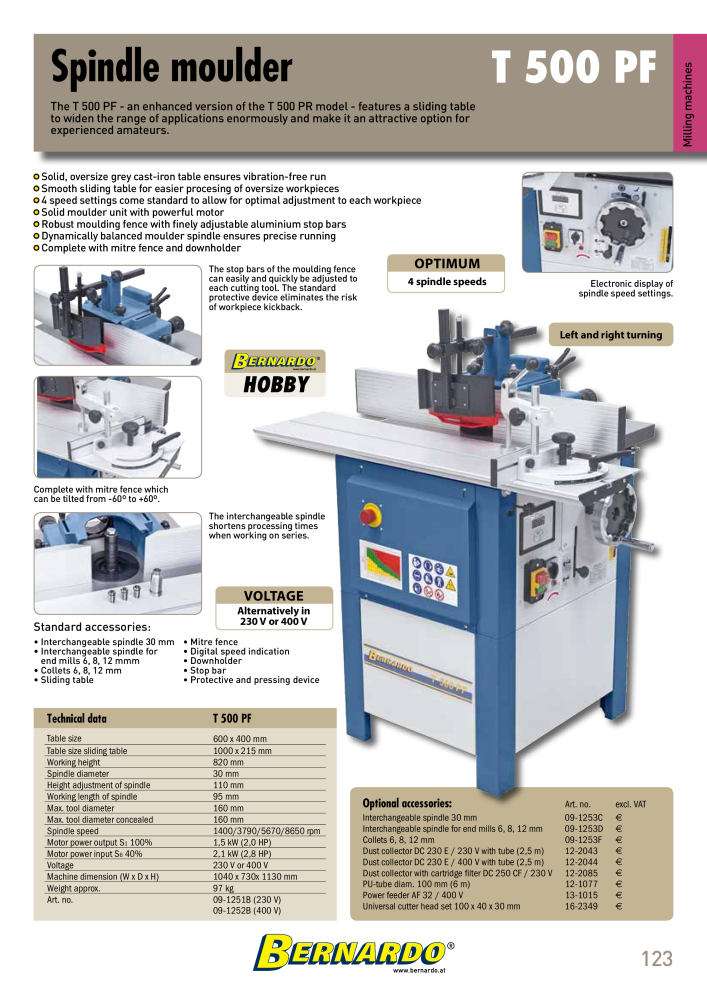 Bernardo general catalog wood NO.: 2596 - Page 125